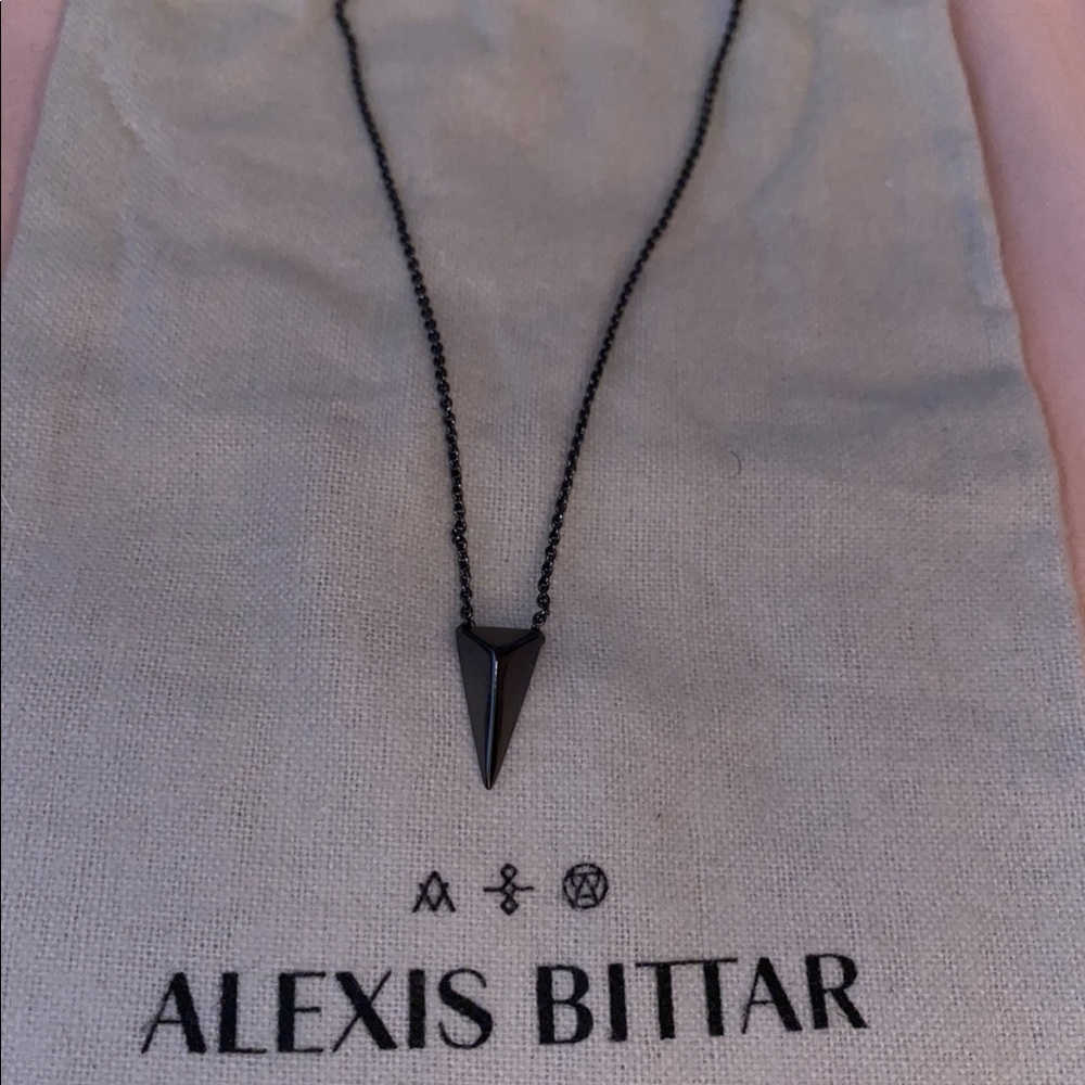 ALEXIS BITTAR pyramid necklace